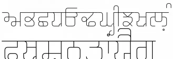 Magaz Thin フォント 大文字