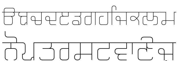 Magaz Thin Font LOWERCASE
