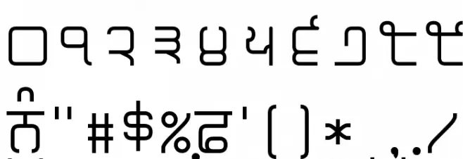 Magaz Font Alte caractere