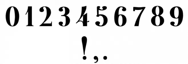 Magazine Bold Font OTHER CHARS