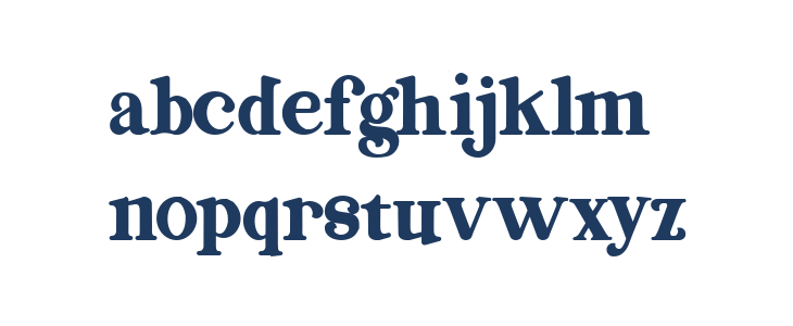 Magazine Bold Lowercase