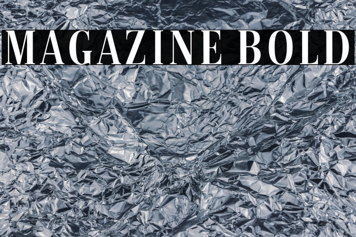Magazine Bold Example 3