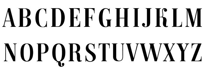 Magazine Bold Font LOWERCASE