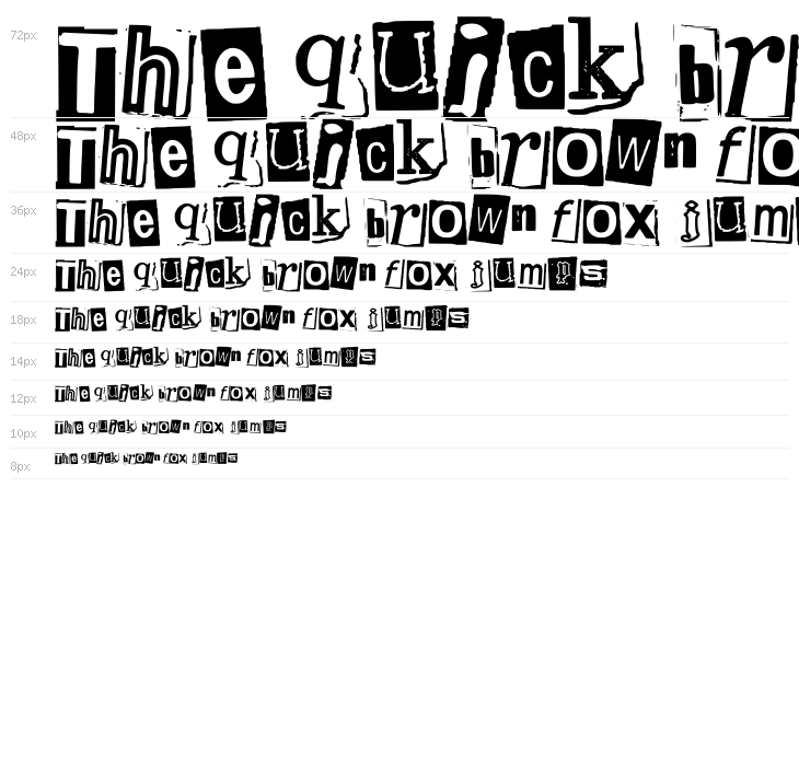 Magazine Letter By Brnt Regular Waterfall