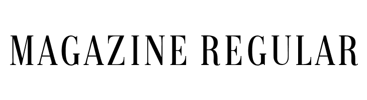 Magazine Regular  Frei Schriftart Herunterladen