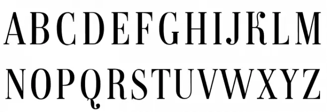 Magazine Regular Caratteri MINUSCOLO
