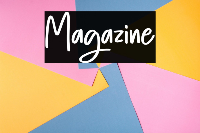 Magazine Example 1
