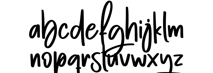 Magazine Font LOWERCASE