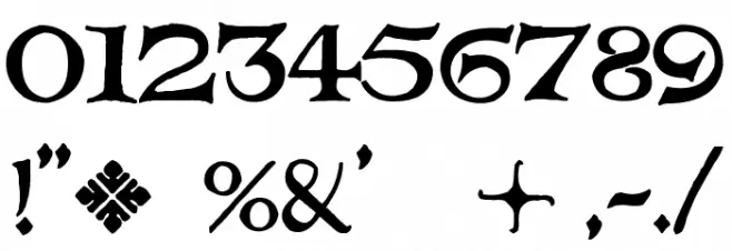 Magda Font OTHER CHARS