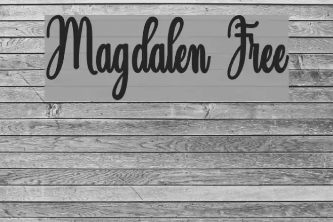 Magdalen Free Font examples