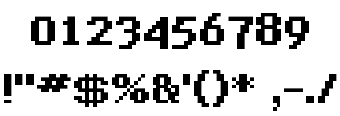 Magdalena Bold Font OTHER CHARS