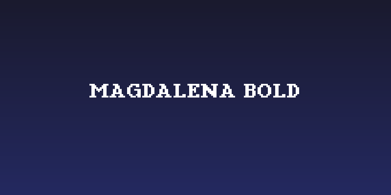 Magdalena Bold Social Header