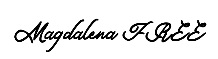 Magdalena FREE  Descarca Fonturi Gratis