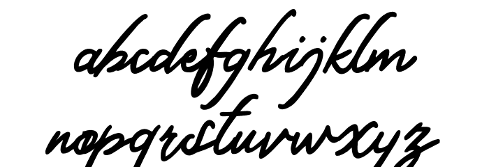 Magdalena FREE Font LOWERCASE