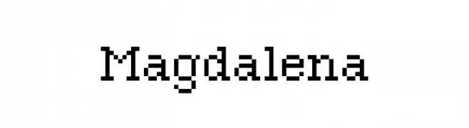Magdalena  フリーフォントのダウンロード