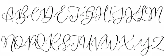MagdalineDEMO Font UPPERCASE