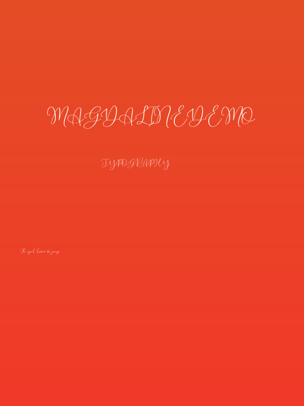 MagdalineDEMO Poster