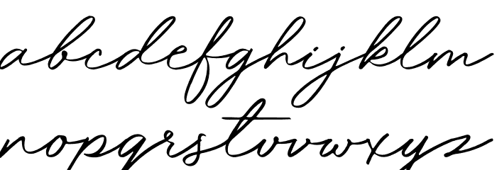 Magdallena Font LOWERCASE