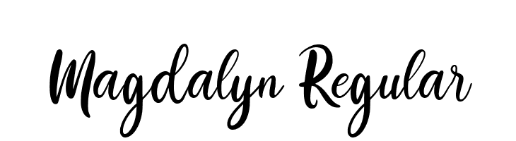 Magdalyn Regular  免费字体下载