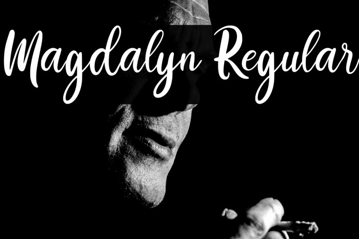 Magdalyn Regular Example 1
