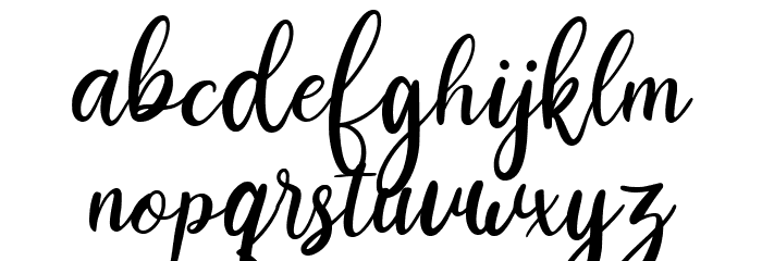 Magdalyn Regular Font LOWERCASE