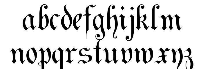 Magdeburg!` Font LOWERCASE