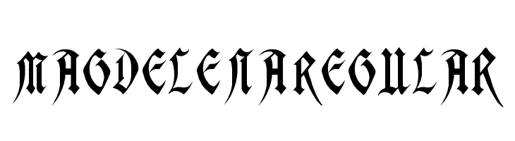 Magdelena Regular  Free Fonts Download