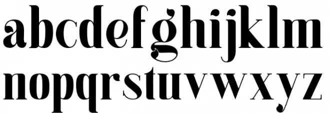 Magdelin फ़ॉन्ट लोअरकेस