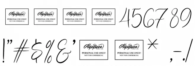 Magderyna Font OTHER CHARS