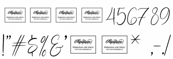 Magderyna Font OTHER CHARS