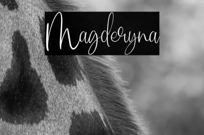 Magderyna Font examples