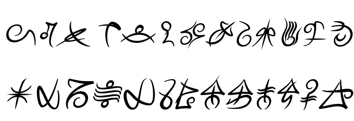 Mage Script Bold Italic Fonte MINÚSCULAS