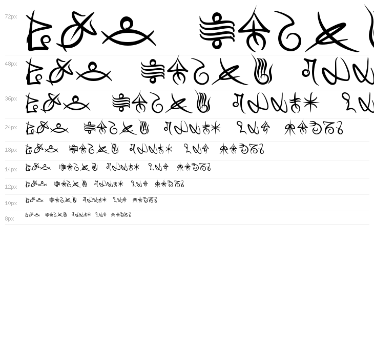 Mage Script Bold Waterfall