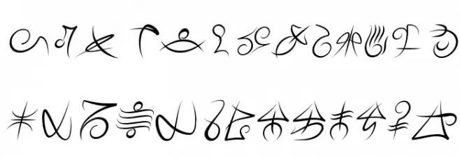 Mage Script Italic Polices MAJUSCULES