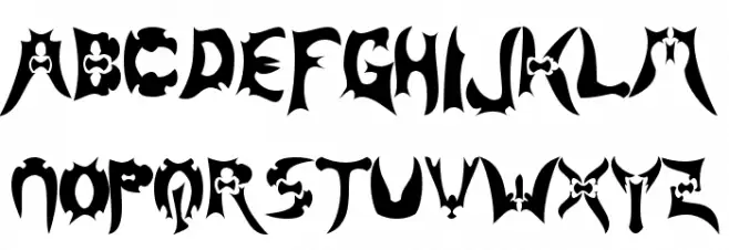 Magehunter Schriftart Groß