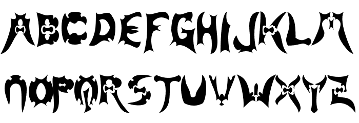 Magehunter Font LOWERCASE