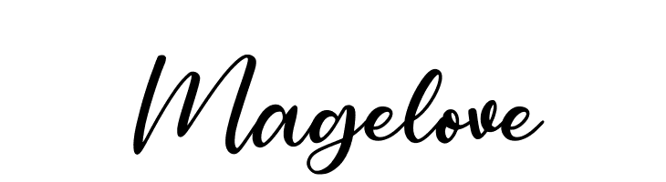 Magelove  font caratteri gratis