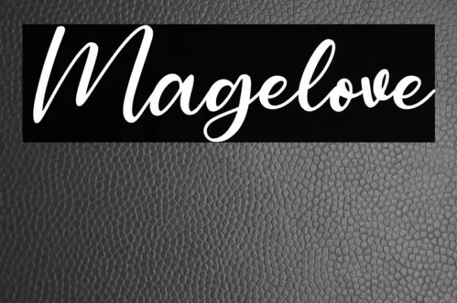 Magelove Font examples