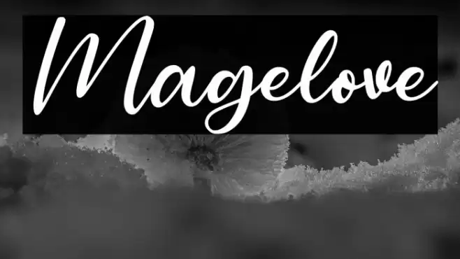 Magelove Font examples