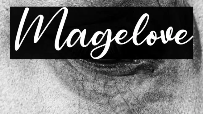 Magelove Font examples