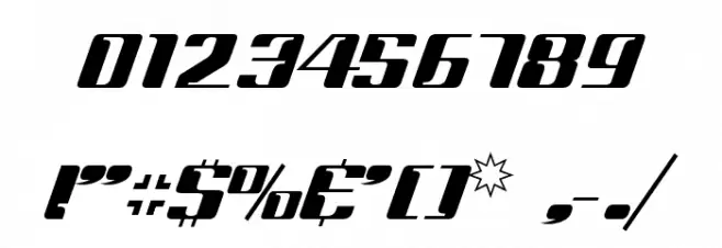 Magenta BBT Font OTHER CHARS