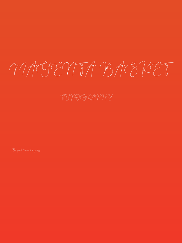 Magenta Basket Poster