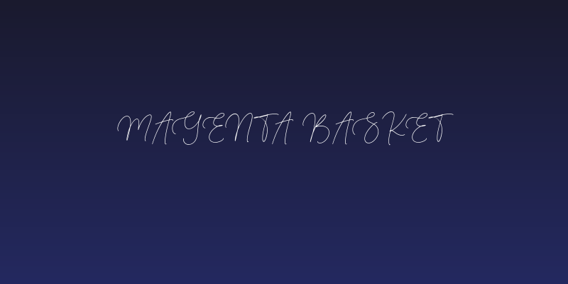 Magenta Basket Social Header