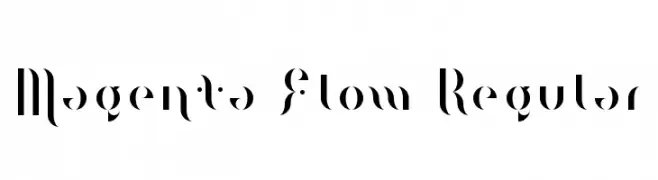 Magenta Flow Regular  Descarca Fonturi Gratis