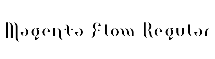 Magenta Flow Regular  Frei Schriftart Herunterladen