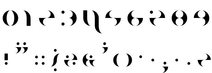 Magenta Flow Regular Font OTHER CHARS