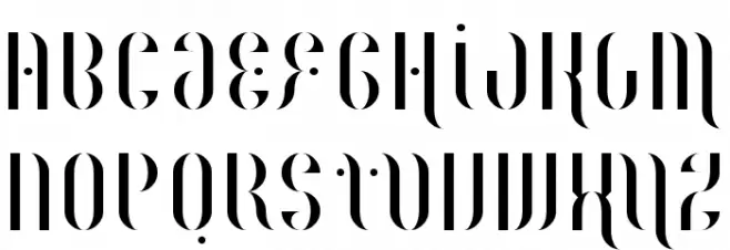 Magenta Flow Regular Font UPPERCASE