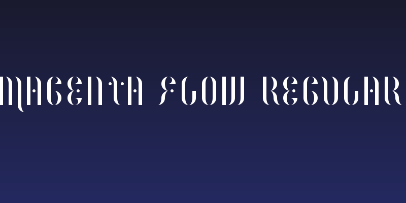 Magenta Flow Regular Social Header