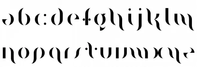 Magenta Flow Regular フォント 小文字