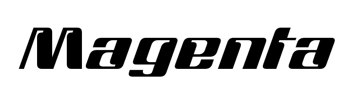 Magenta Font